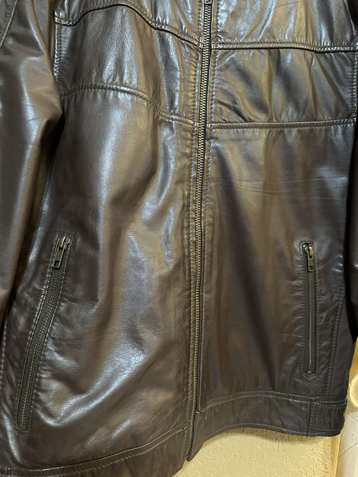 Vintage Vintage Milwaukee Brown Leather Racing Jacket Size US M / EU 48-50 / 2 - 6 Thumbnail