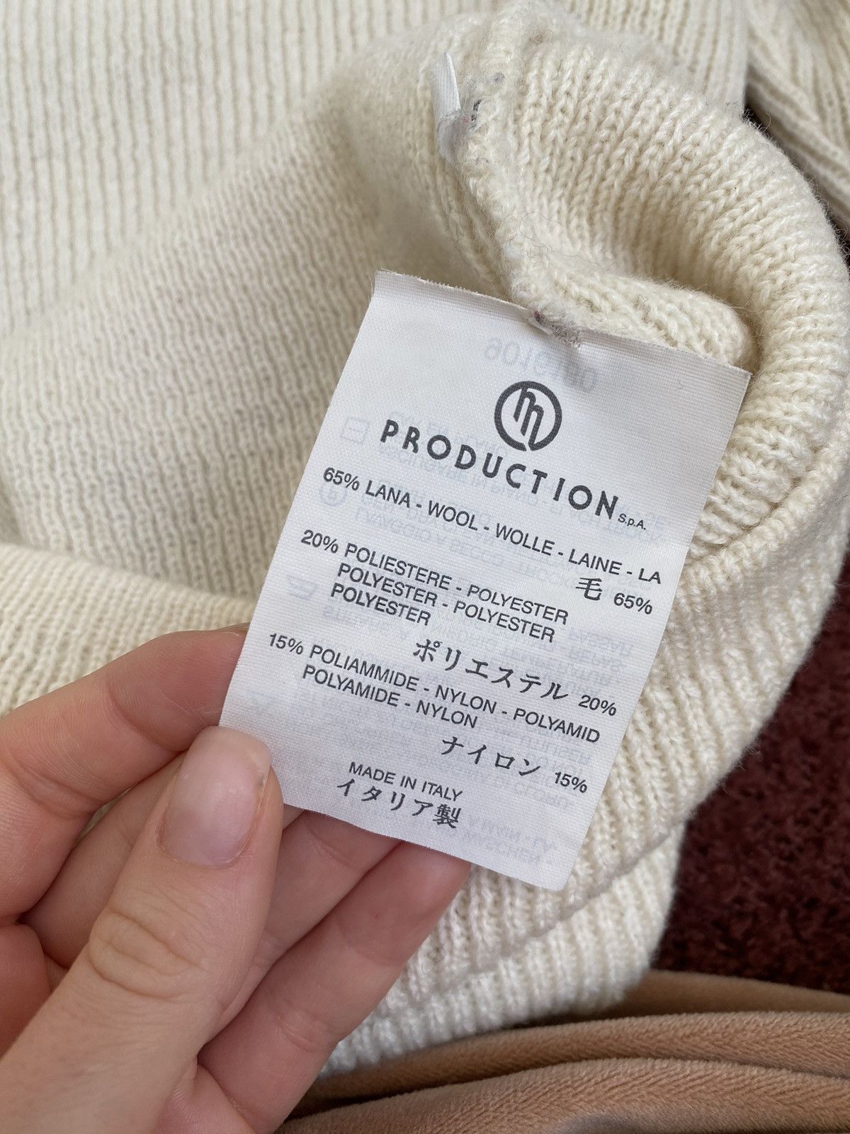 C.P. Company × Massimo Osti × Stone Island Cream sweater Massimo Osti Production vintage XXL Size US XXL / EU 58 / 5 - 6 Thumbnail