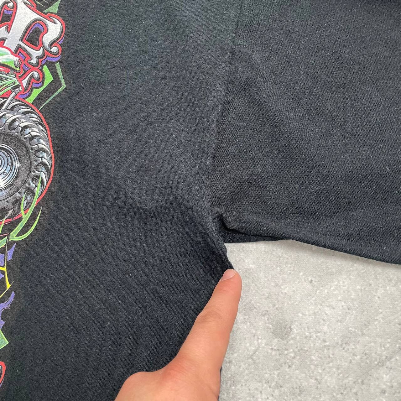 Vintage Vintage 2005 Grave Digger Race Team Graphic T Shirt Black L Size US L / EU 52-54 / 3 - 20 Thumbnail