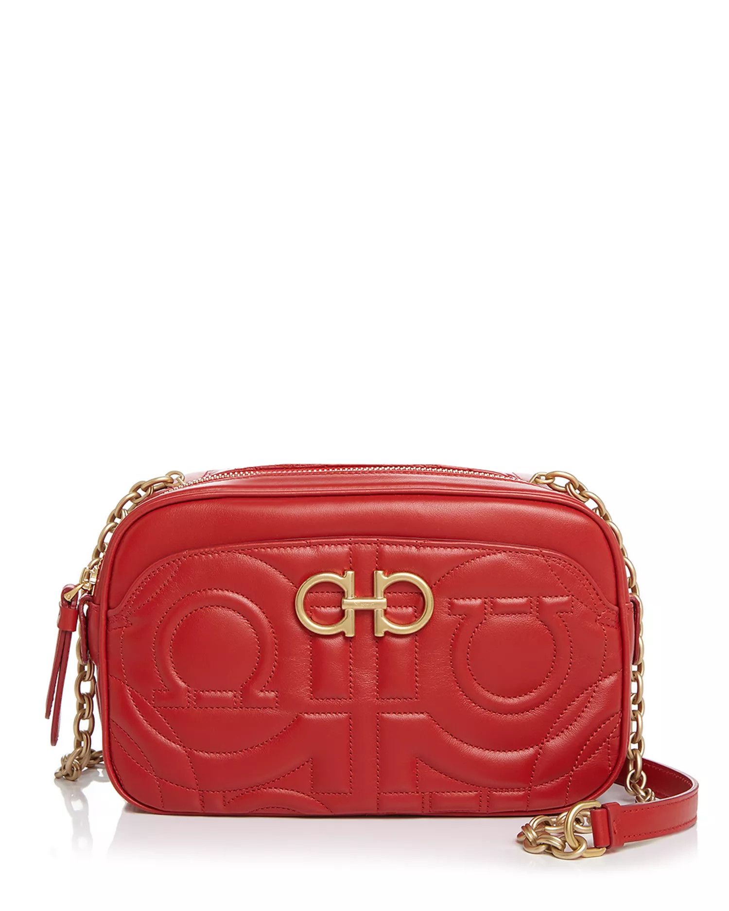 Salvatore Ferragamo o1s1rm0526 Size : OS / Crossbody Bag in Red Size ONE SIZE - 1 Thumbnail