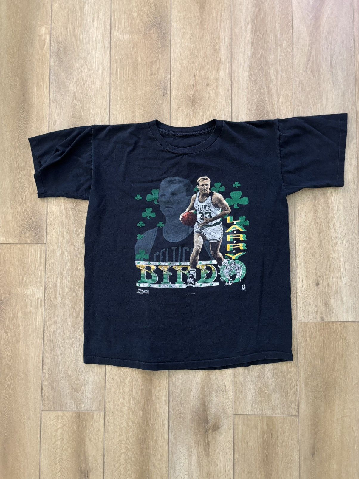 Vintage Vintage Larry Bird Boston Celtics NBA t shirt Size US M / EU 48-50 / 2 - 1 Thumbnail