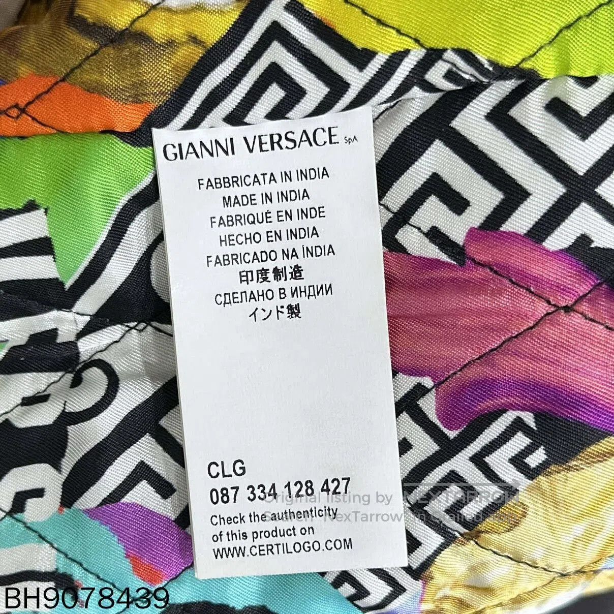 Versace black floral leather jacket by versace. Size US L / EU 52-54 / 3 - 4 Thumbnail