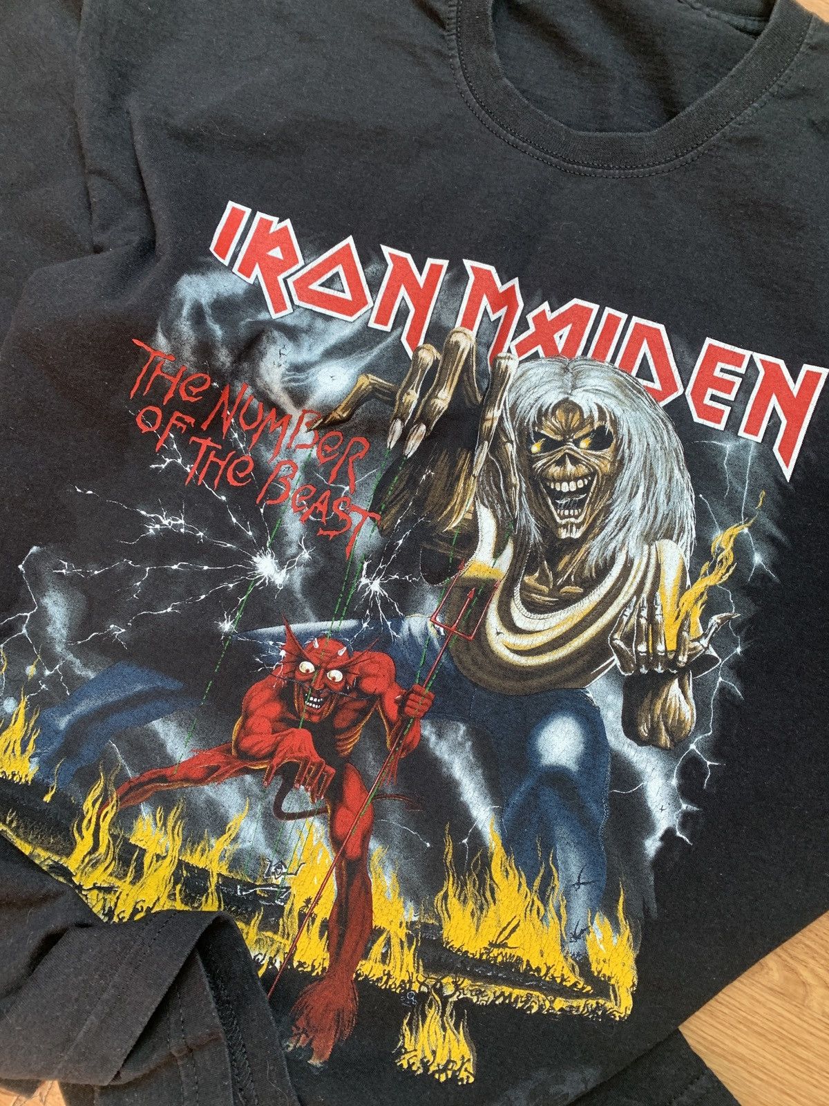 Fruit Of The Loom Iron Maiden The Number Of The Beast 2010 T Shirt Tee Size US L / EU 52-54 / 3 - 8 Thumbnail