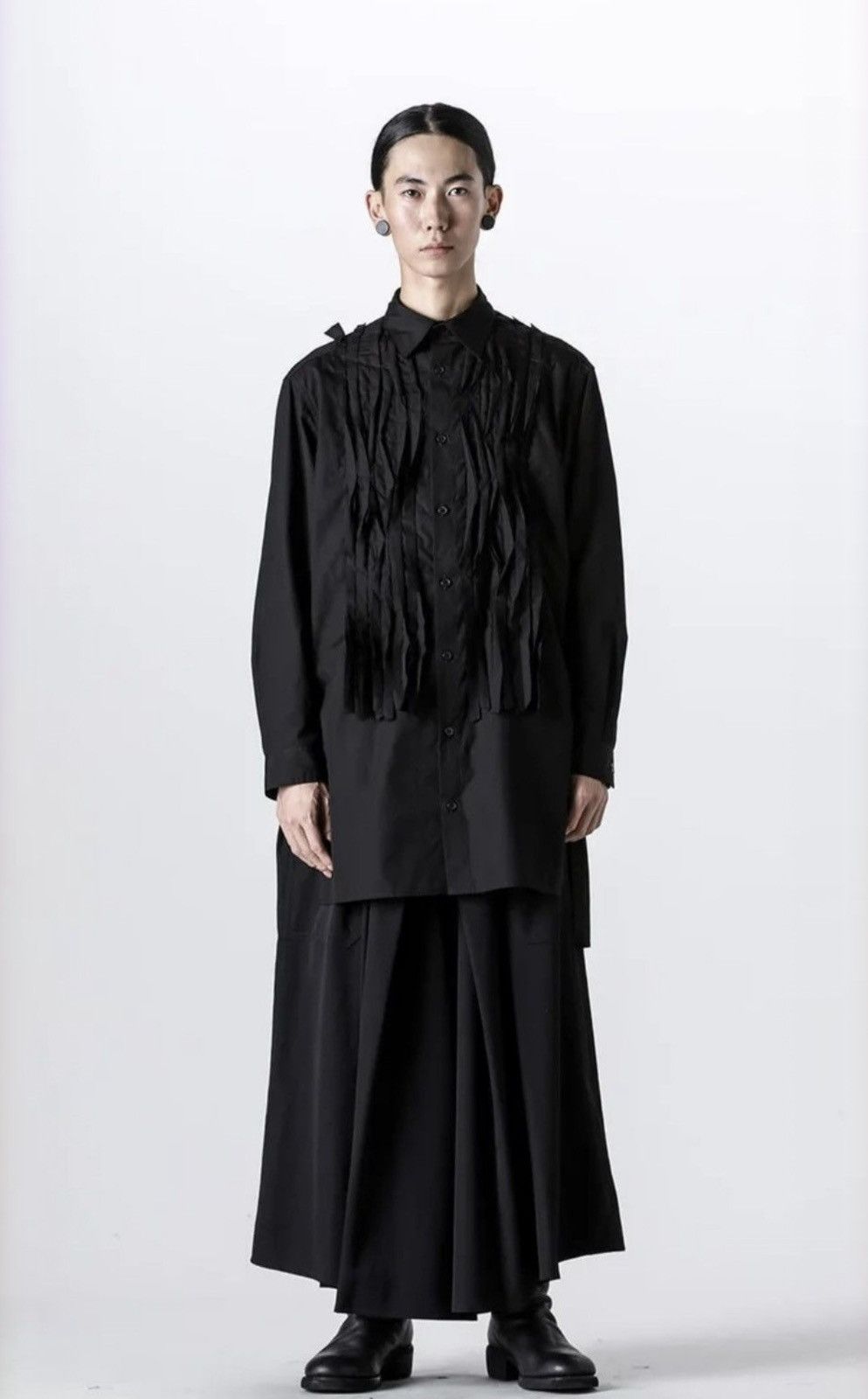 Yohji Yamamoto Yohji Yamamoto Pour Homme AW16 wool Hakama Pants Size US 32 / EU 48 - 9 Thumbnail