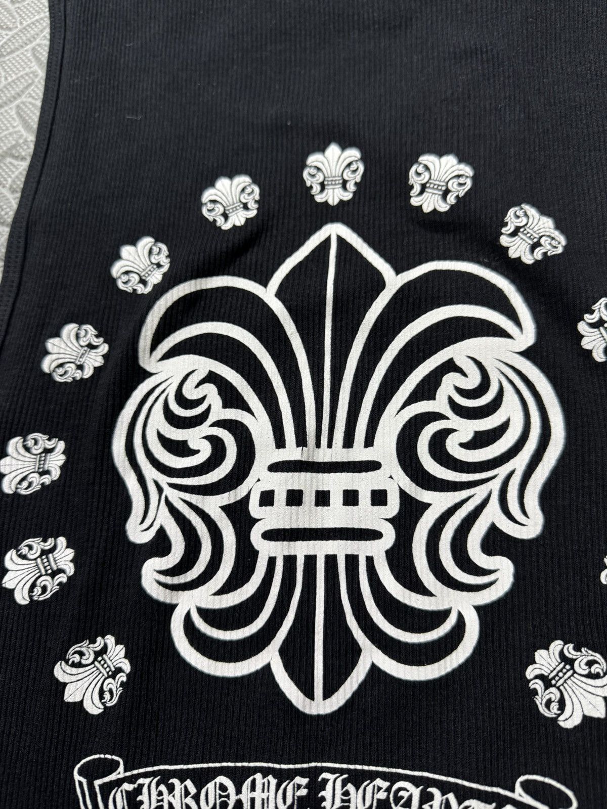 Chrome Hearts RARE! FLEUR DE LIS RIBBED TANKTOP Size US L / EU 52-54 / 3 - 7 Thumbnail