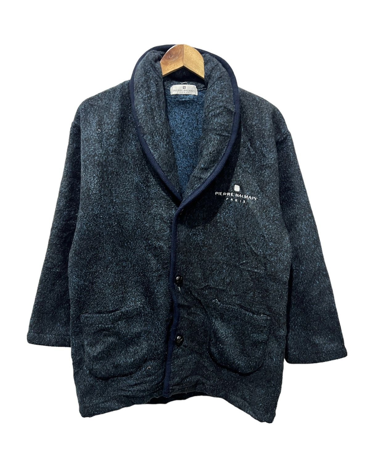 Vintage Pierre Balmain Paris Fleece Jacket