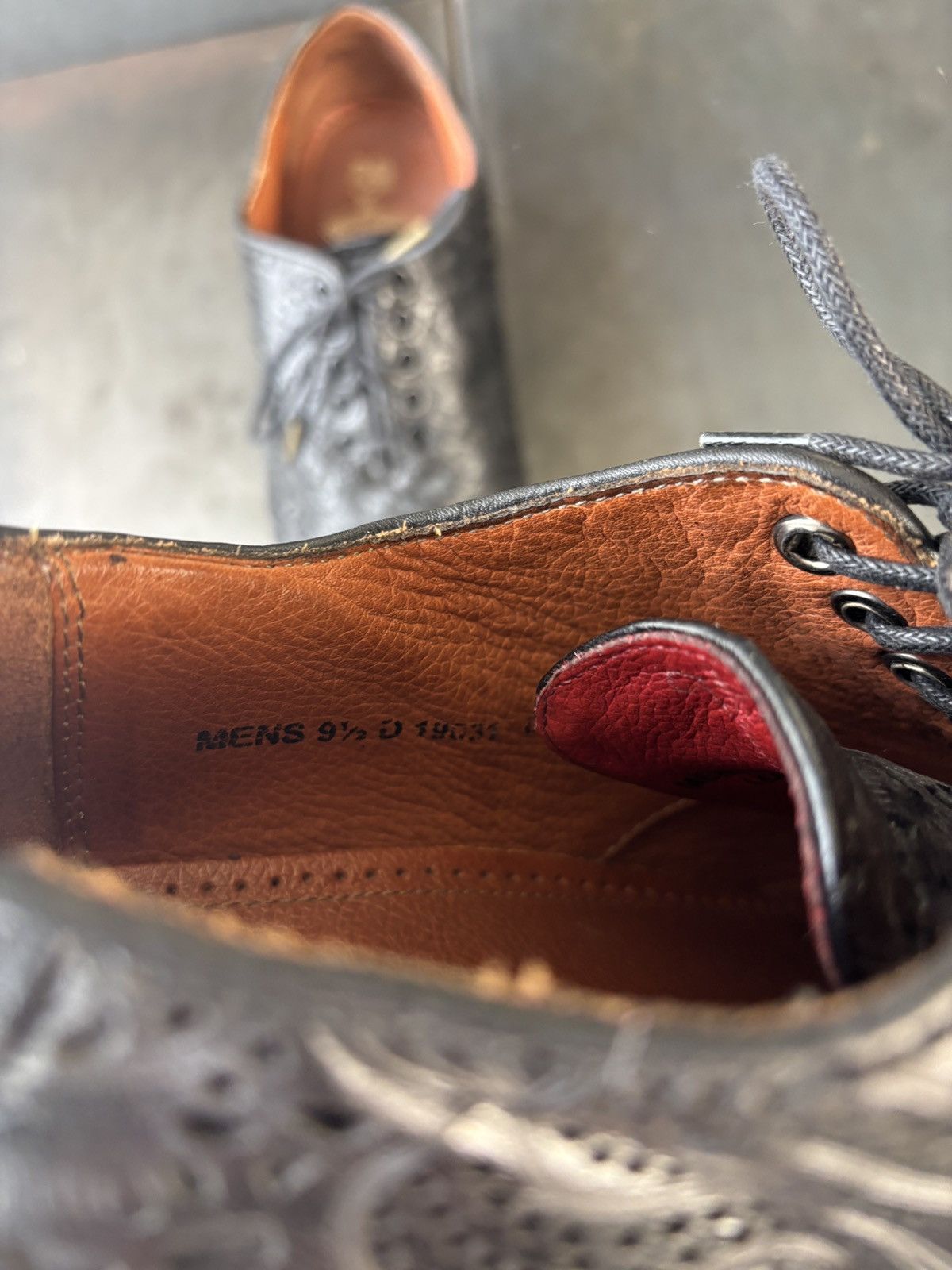 Duckie Brown × Florsheim Florsheim by Duckie Brown Tooled Leather Dress Shoes Oxfords Size US 9.5 / EU 42-43 - 13 Thumbnail