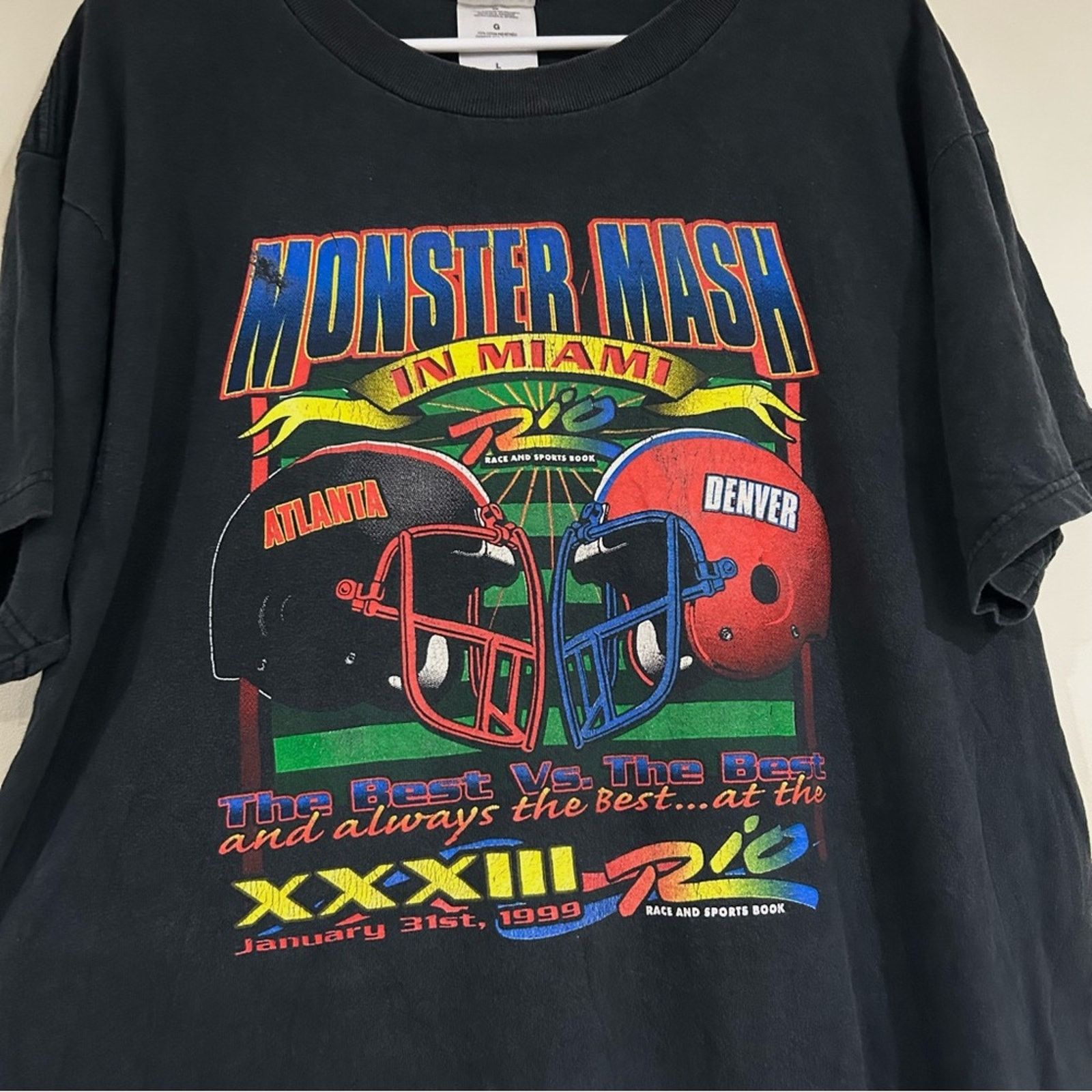 Gildan Vintage Monster Mash In Miami 1999 Shirt Size US L / EU 52-54 / 3 - 2 Thumbnail