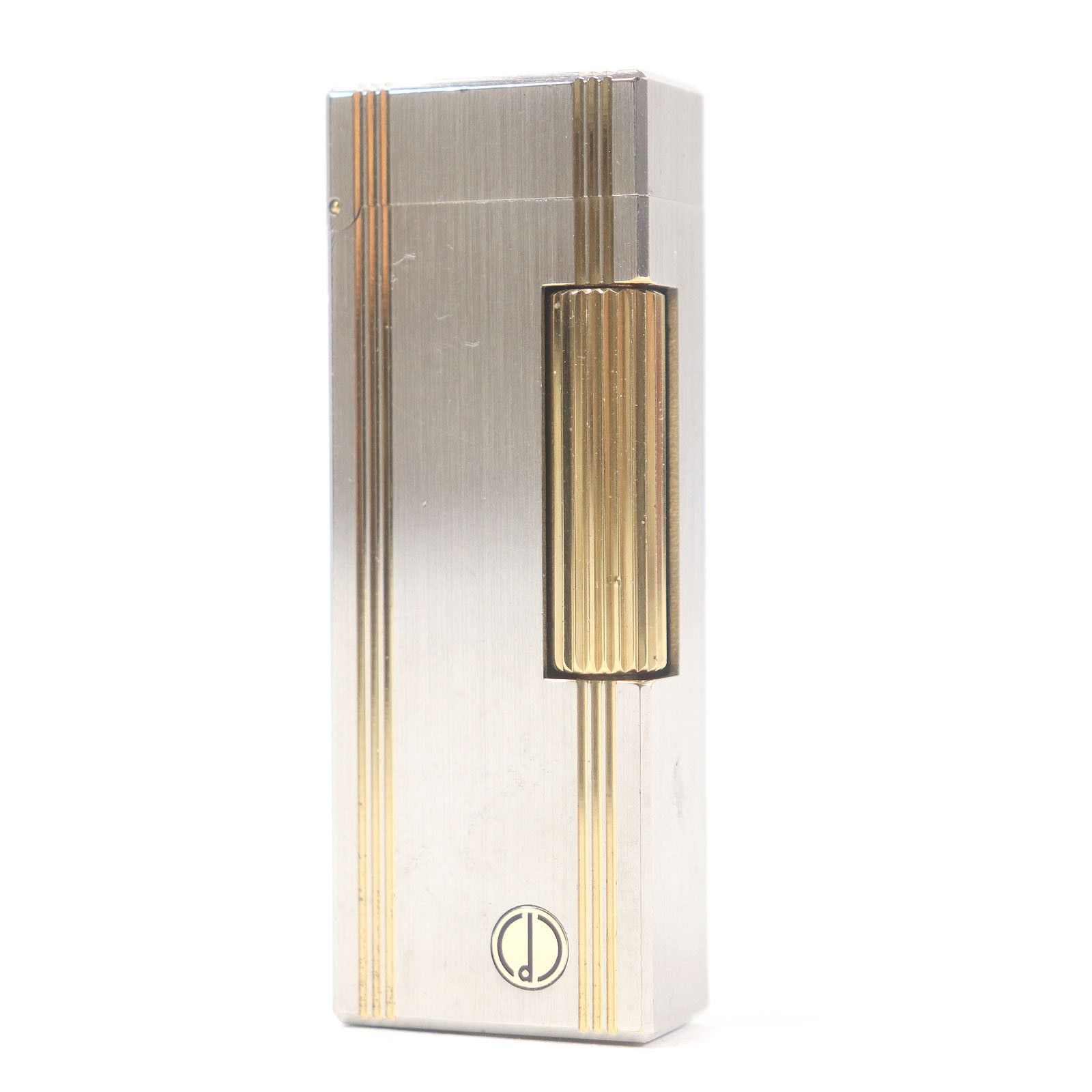 Other Dunhill Dunhill Striped Logo Square Lighter Metal Lighter DUTY FREE for USA Size ONE SIZE - 1 Thumbnail
