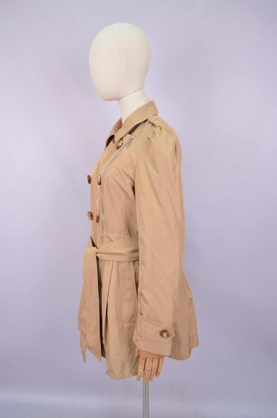 Moncler Womens Moncler Elysee Double Breasted Trench Coat Sz 3/M Size M / US 6-8 / IT 42-44 - 7 Thumbnail