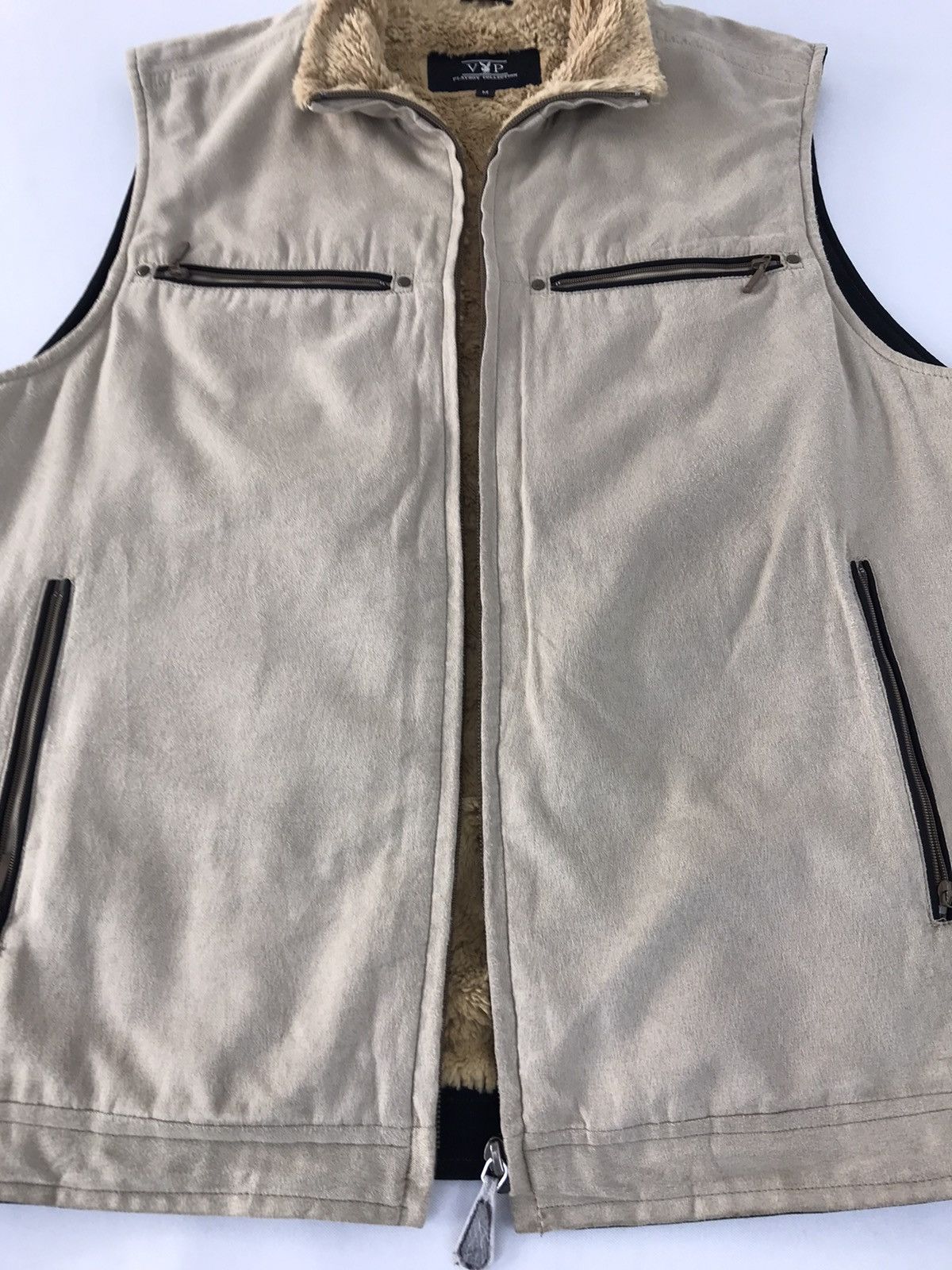 Playboy × Vintage Vintage Vest Playboy Collection Fleece Inner Zipper Size US M / EU 48-50 / 2 - 8 Thumbnail