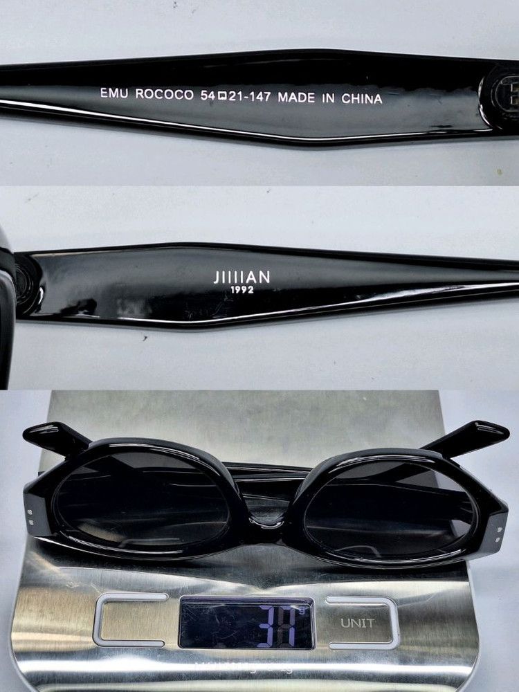 Other JIIIIAN 1992 EMU ROCOCO Cat-Eye Glasses Frame Geek Chic Size ONE SIZE - 5 Thumbnail