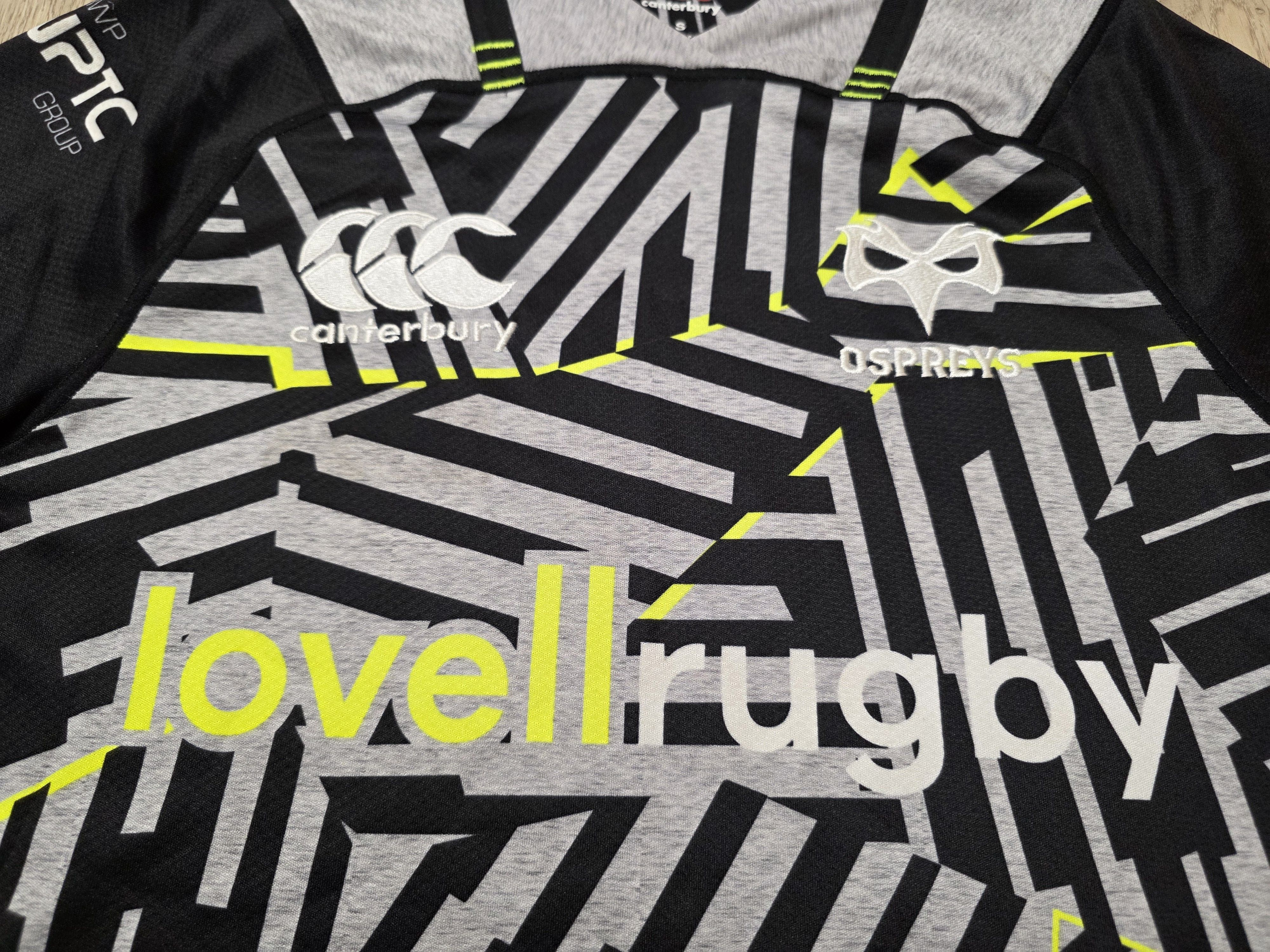Canterbury of New Zealand OSPREYS RUGBY JERSEY 2018 WALES RUGBY JERSEY RUGBY SHIRT Size US S / EU 44-46 / 1 - 3 Thumbnail