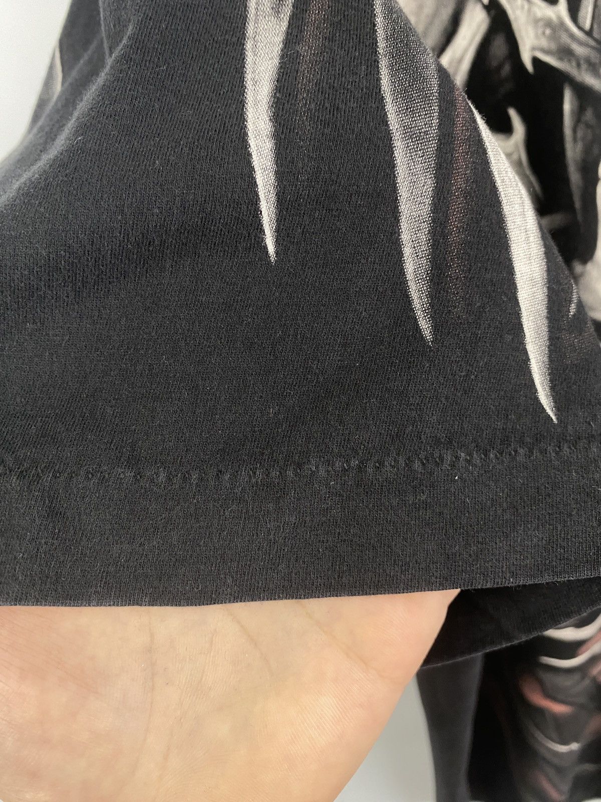 Japanese Brand 💀 Vintage 90s Skull Death All Over Print Y2K Retro Rare Size US XL / EU 56 / 4 - 8 Thumbnail