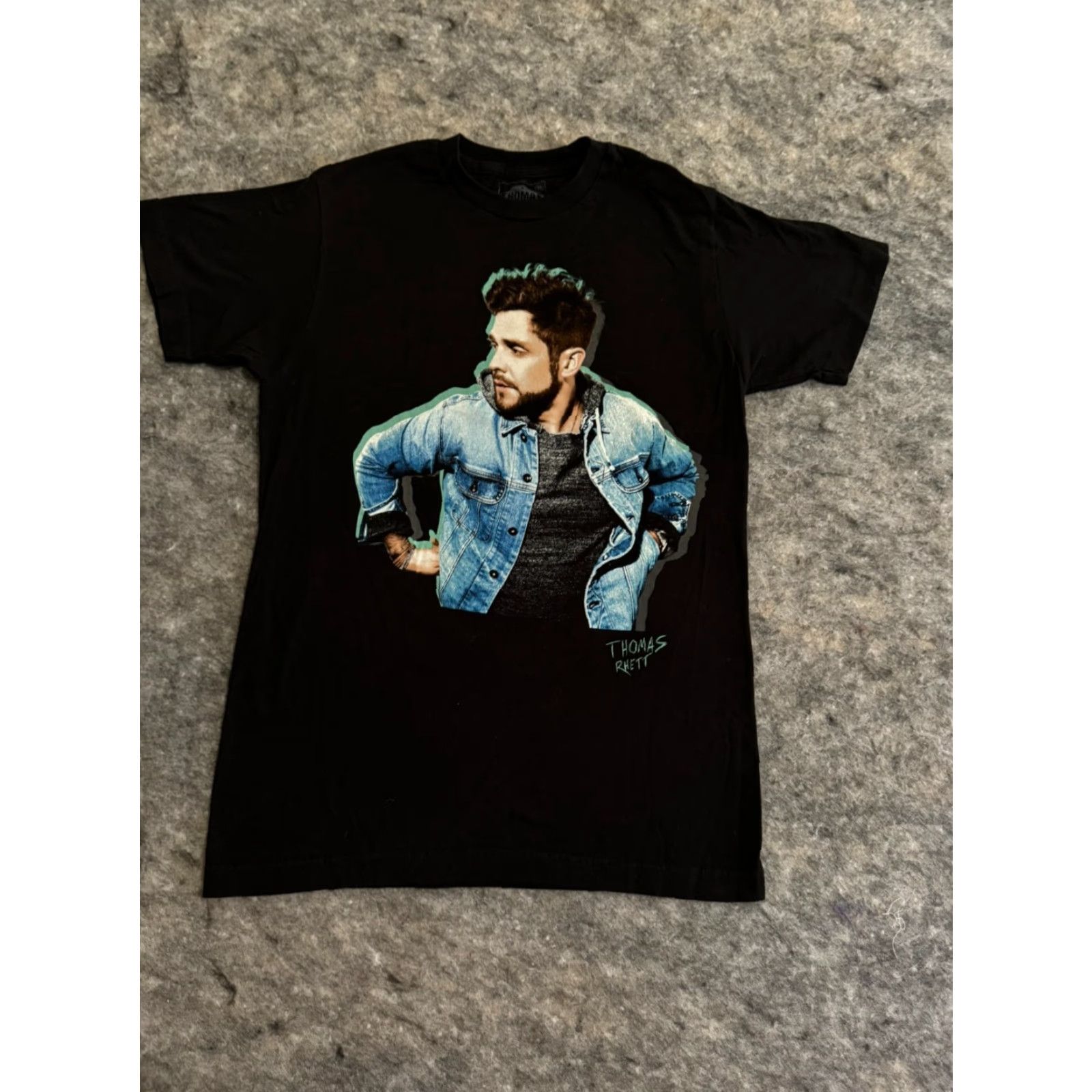Vintage Thomas Rhett Home Team Tour 2017 T-Shirt Black Small Unisex Adults Short Sleeve Mens Womens S Shirt Concert Fan Size US S / EU 44-46 / 1 - 2 Thumbnail