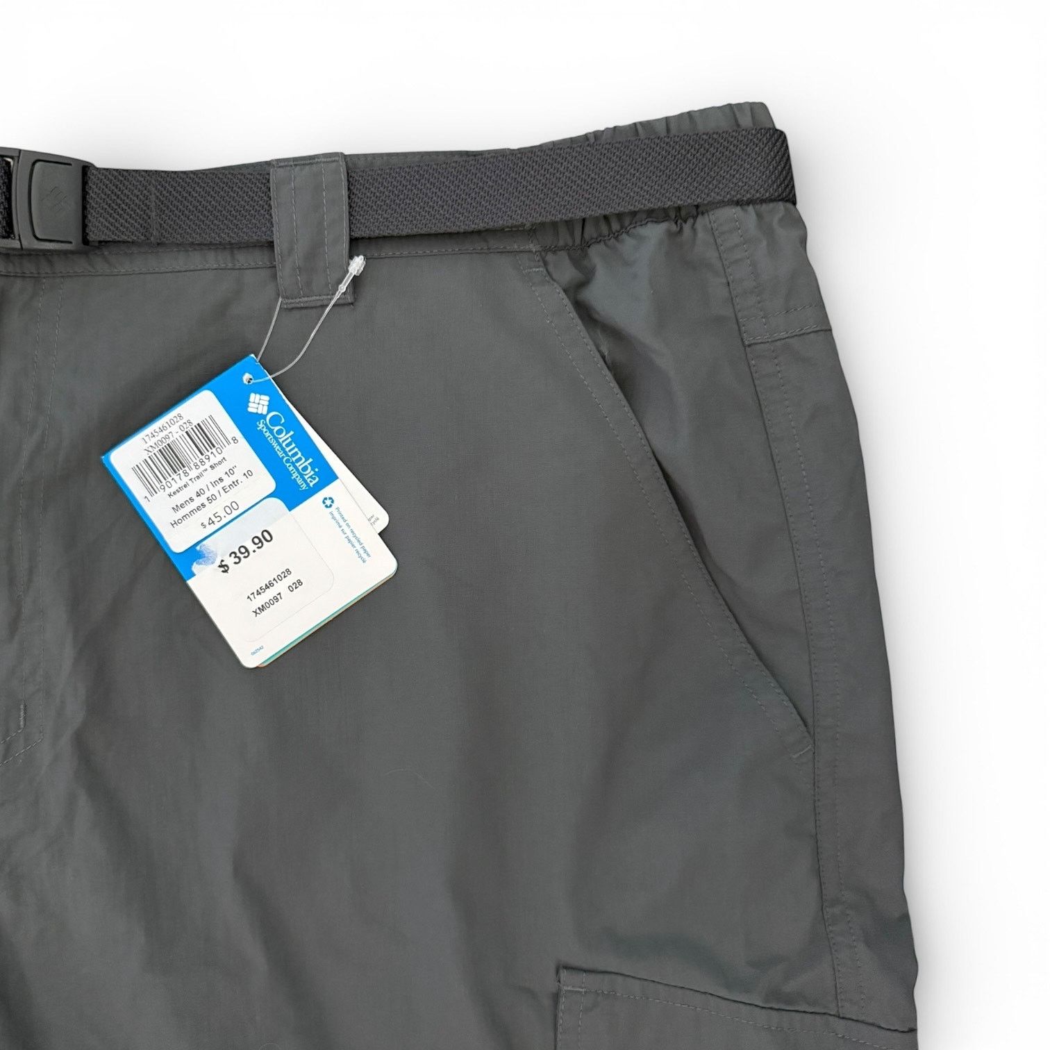 Columbia Columbia Kestrel Trail Shorts Mens 40 Gray Cargo NWT Size US 40 / EU 56 - 4 Thumbnail