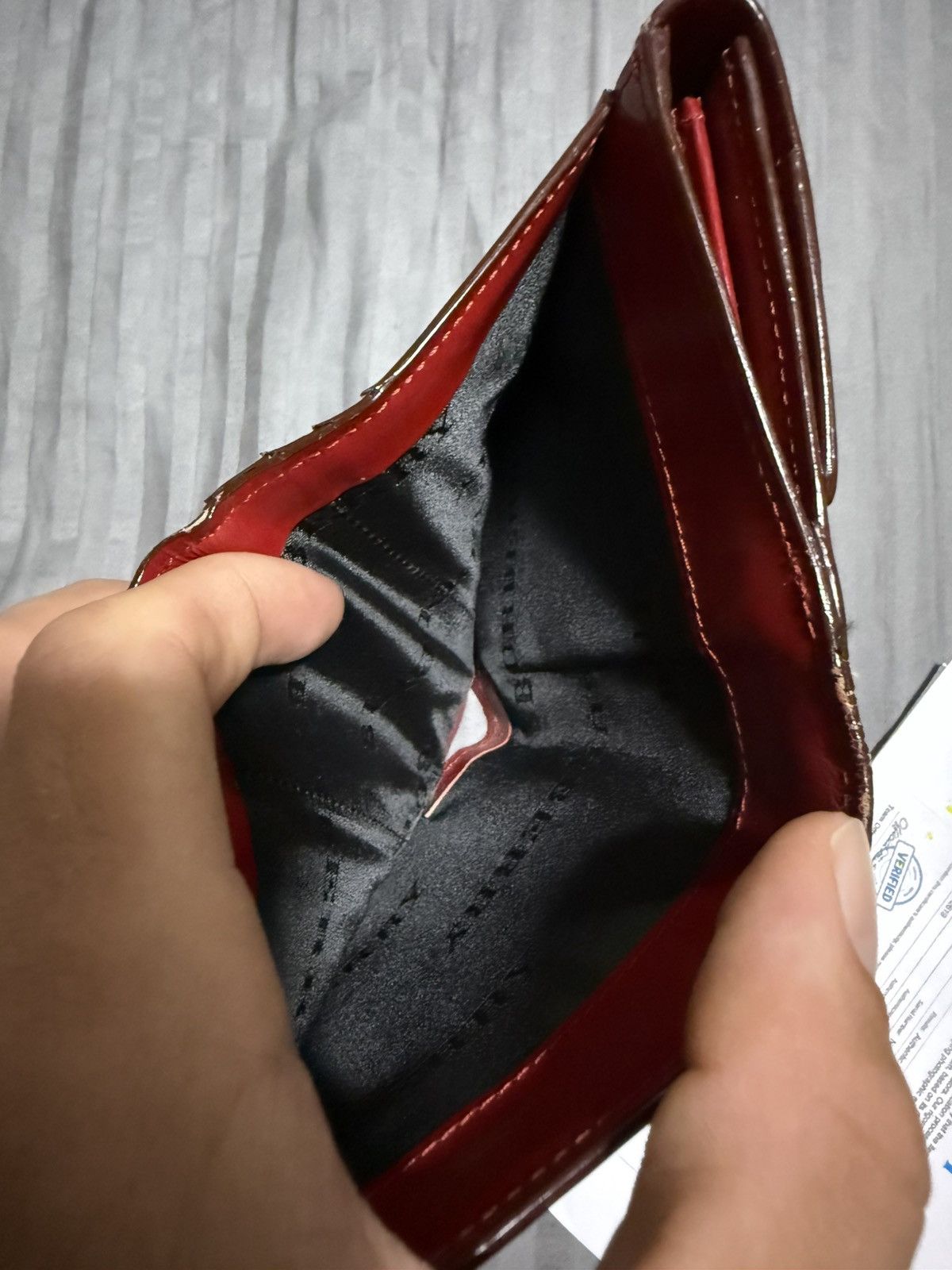 Burberry Burberry Red Leather bifold wallet Size ONE SIZE - 10 Thumbnail
