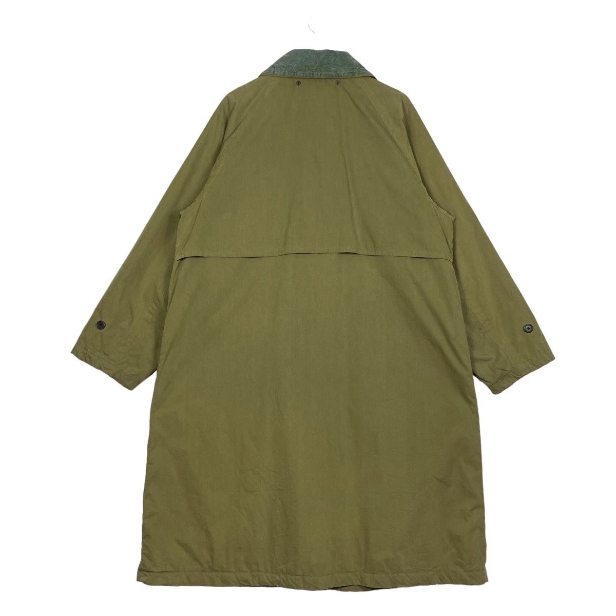 Japanese Brand × Vintage 💥 60s DOVER GREY ARMY GREEN LONG JACKET Size US L / EU 52-54 / 3 - 8 Thumbnail