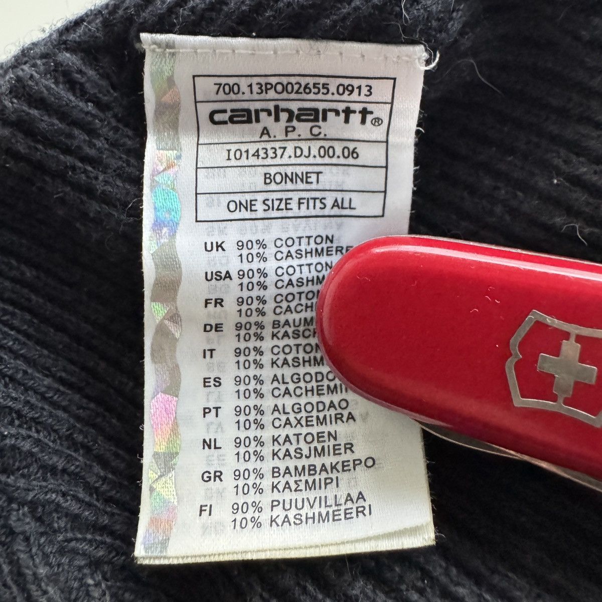 A.P.C. × Carhartt Beanie – Original Collab image 2