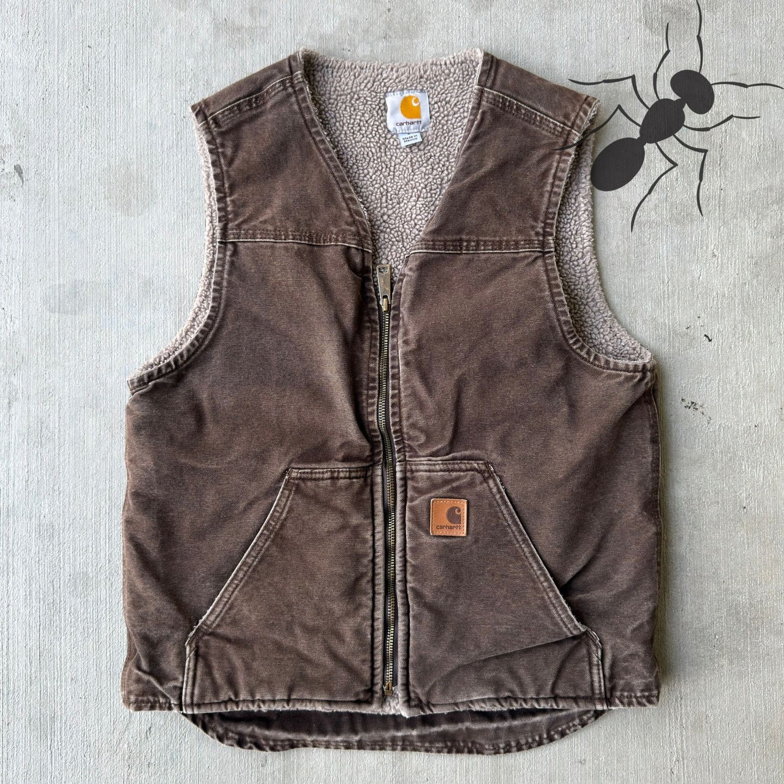 Carhartt × Vintage Carhartt V26 DKB brown work wear vest Size US S / EU 44-46 / 1 - 1 Thumbnail