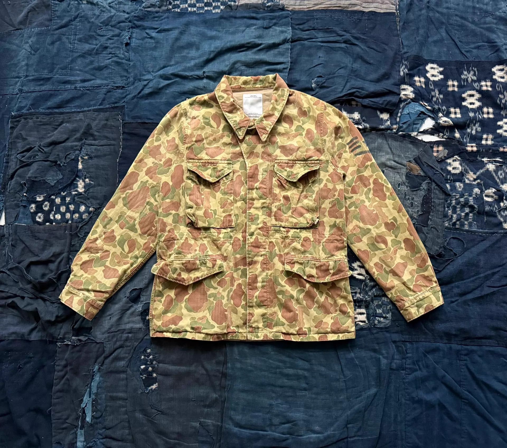 Visvim VISVIM 15SS ACHSE JKT CAMO Washed Size 3 Near Mint Size US L / EU 52-54 / 3 - 1 Thumbnail