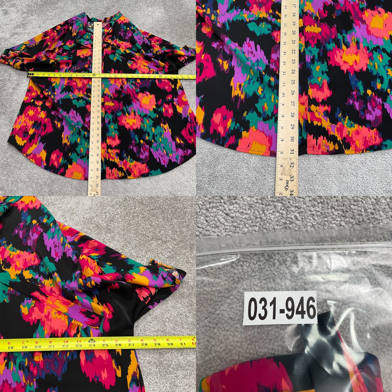 Shein SheIn Blouse Tunic Multicolor Colorblock Short Sleeve Mock Neck 4XL Womens Casual Bohemian Aztec Beach Colorful Shirt Shirts Mens Womens Size XXL / US 16-18 / IT 52-54 - 8 Thumbnail