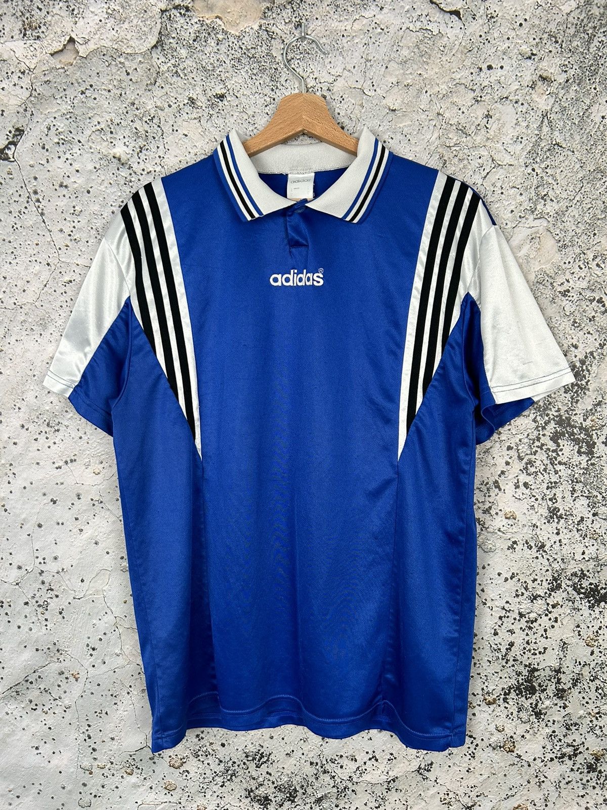Adidas Vintage Adidas 90s Sportswear Football Jersey Rare Size US M / EU 48-50 / 2 - 1 Thumbnail