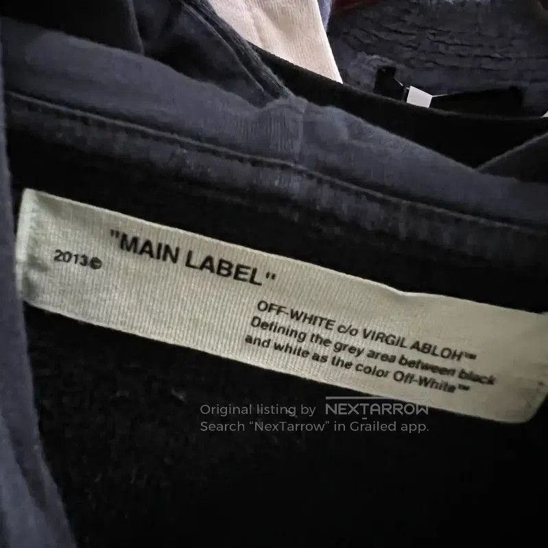 Off-White Off-White Black Cotton Hoodie with Floral Embroidery . Size US XXS / EU 40 - 3 Thumbnail