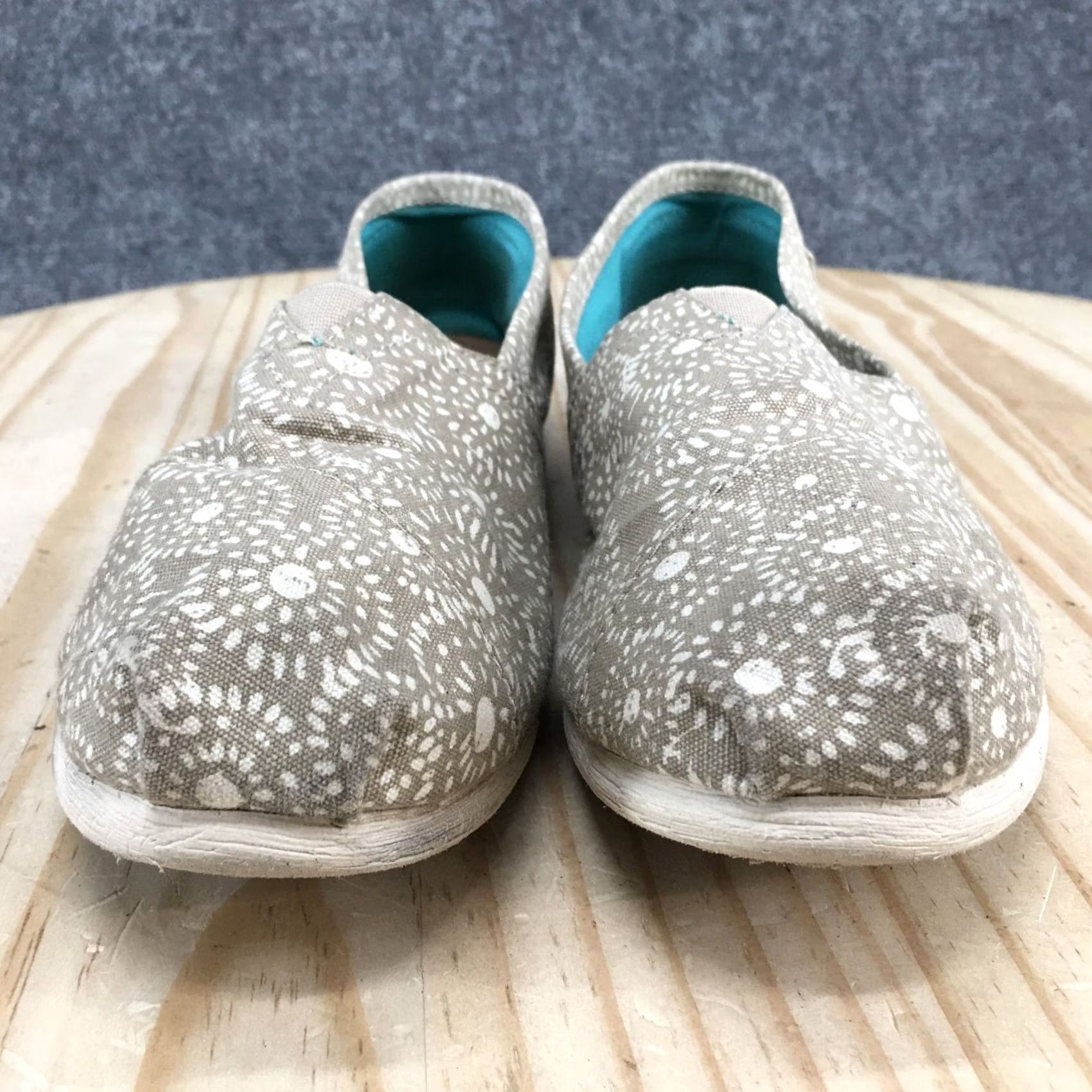 Toms TOMS Shoes Womens 8 Casual Slip-On Flats Multicolor Fabric Low Top Comfort Shoes Vol. 8 Women Slip-On Casual Flat Front White text Size M / US 6-8 / IT 42-44 - 7 Thumbnail
