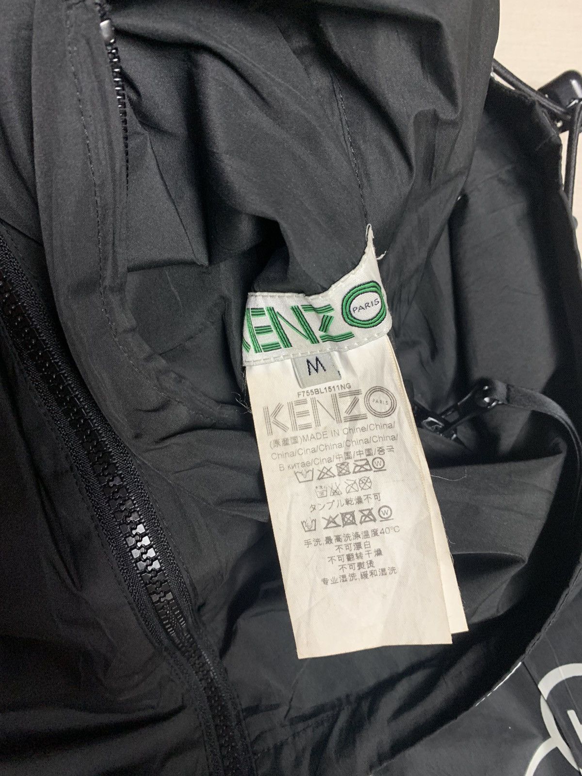 Vintage Kenzo Reversible Jacket in Black, Men's (Size M) — image 4 of 5