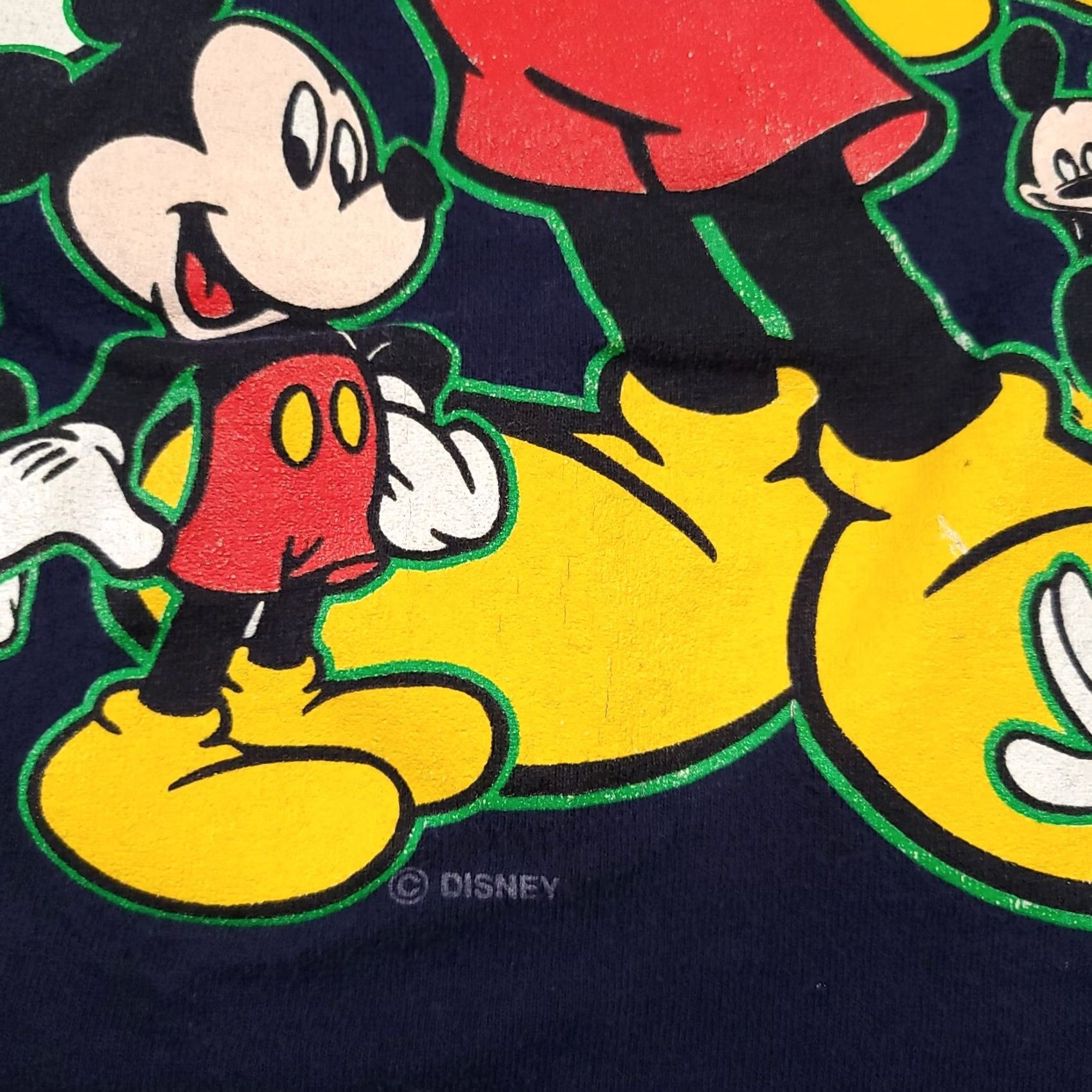 Disney VINTAGE Disney Mickey Mouse Shirt Adult Medium Navy Blue Short Sleeve All Over Print Mens Shirt Size US M / EU 48-50 / 2 - 5 Thumbnail
