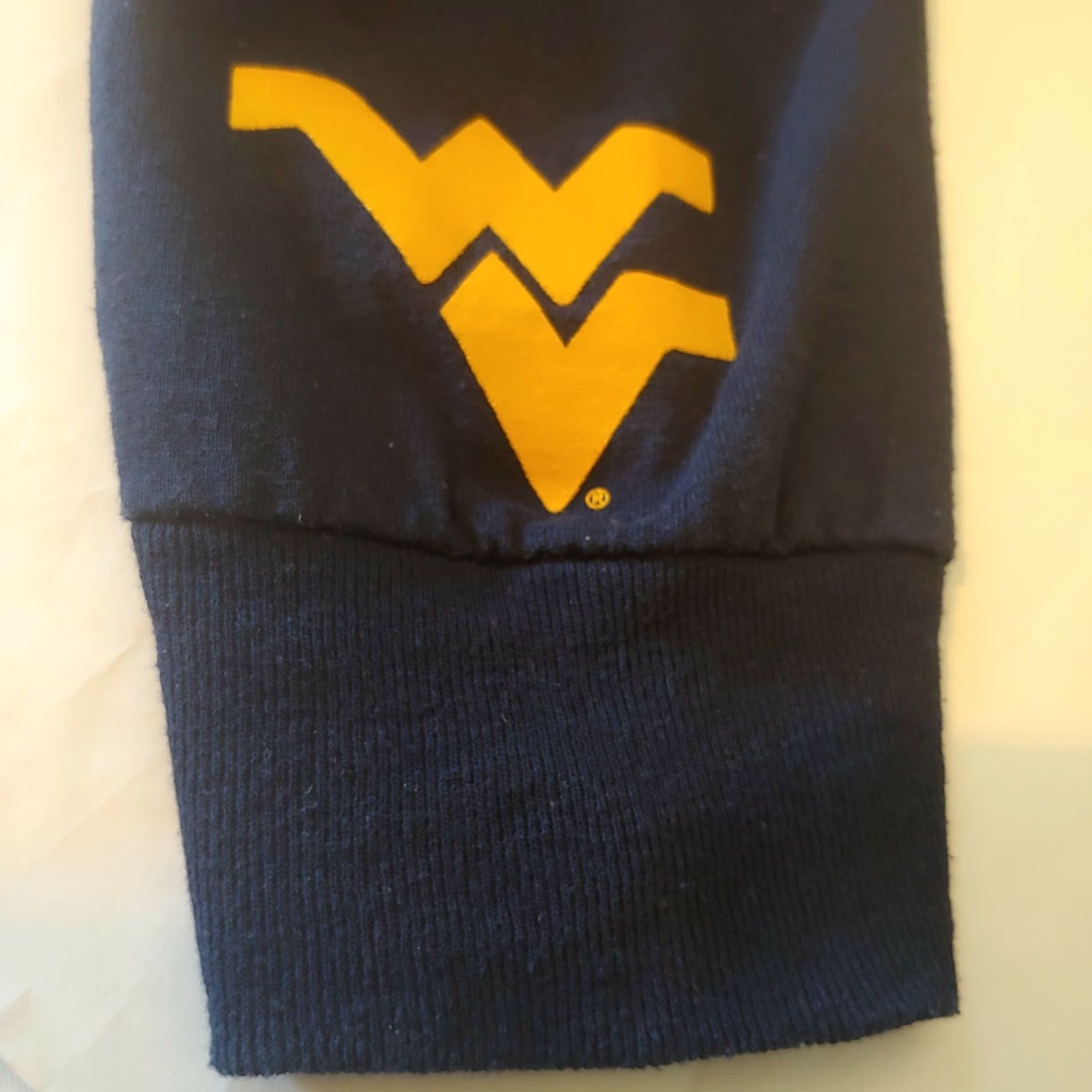Jerzees JERZEES West Virginia University Mountaineers Long Sleeve T-Shirt Unisex Adult M Navy Size M / US 6-8 / IT 42-44 - 4 Thumbnail