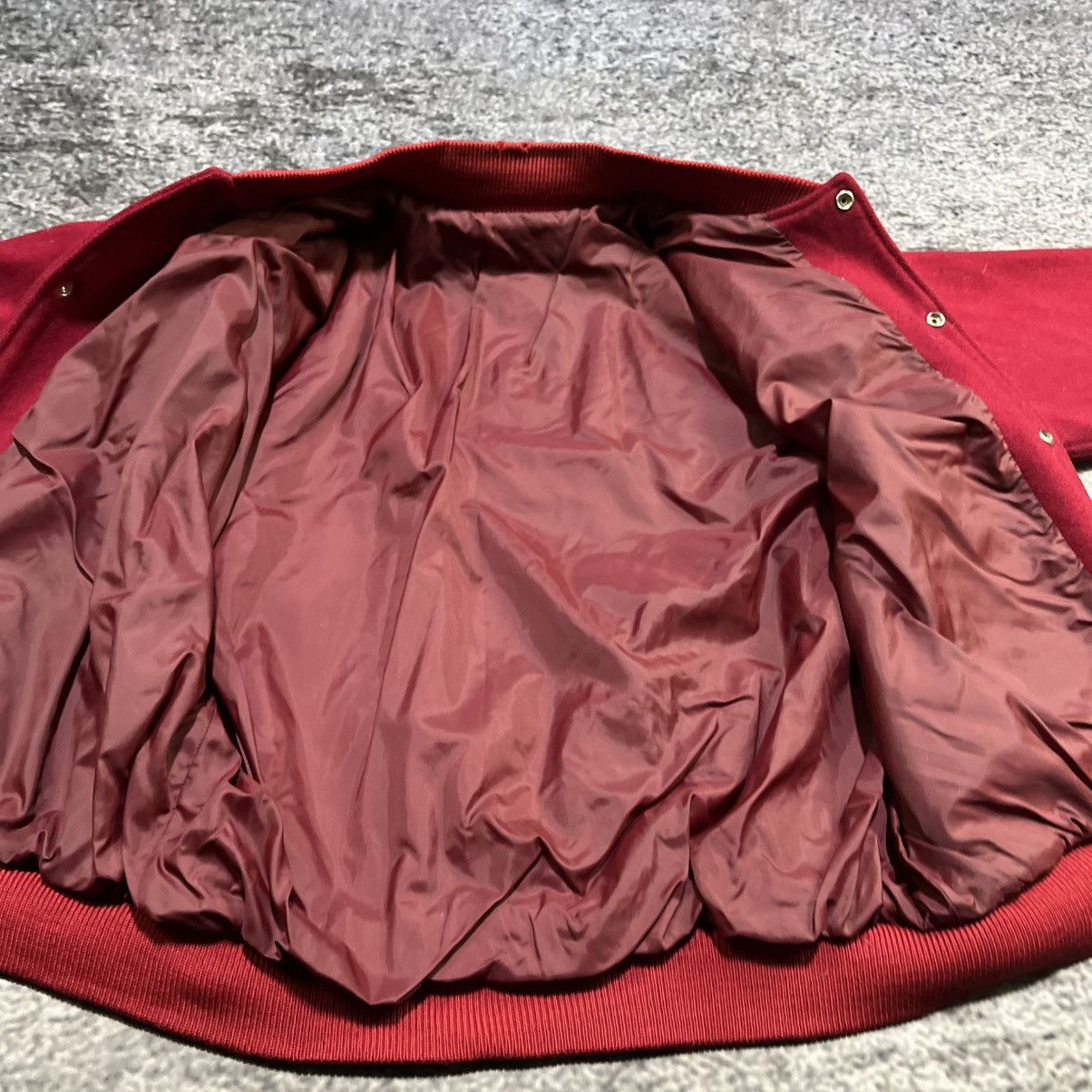 Vintage VINTAGE 1950s/1960s Wool Letterman Varsity Jacket Large Size US M / EU 48-50 / 2 - 7 Thumbnail