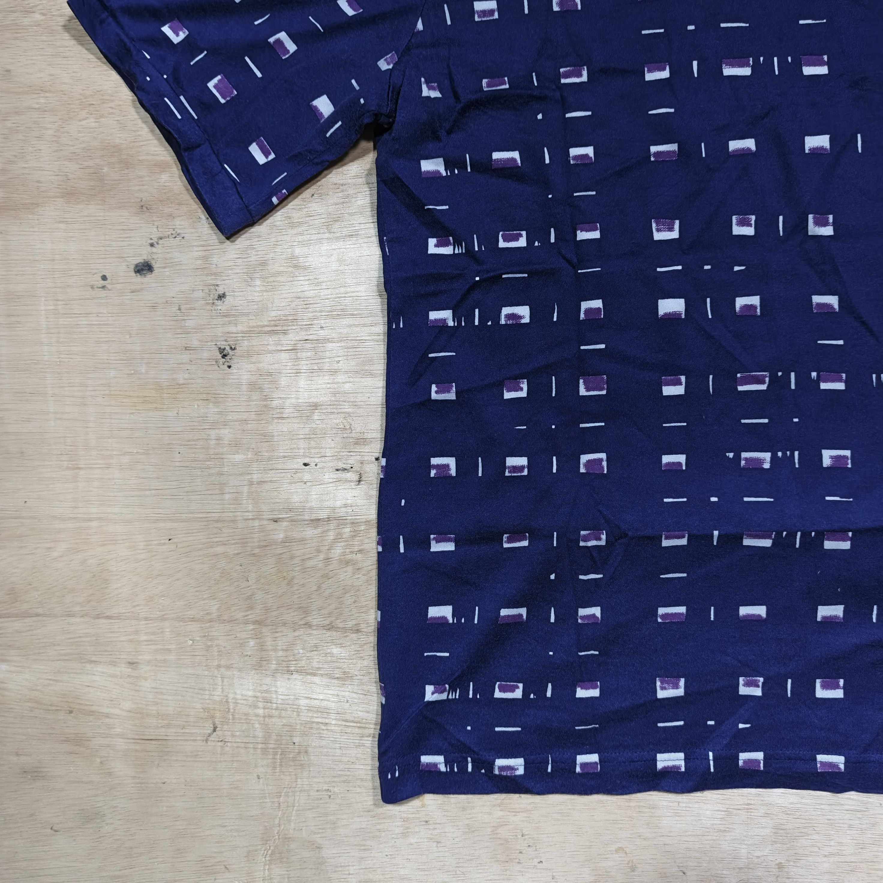 Japanese Brand matohu window pattern aop t-shirt Size M / US 6-8 / IT 42-44 - 3 Thumbnail
