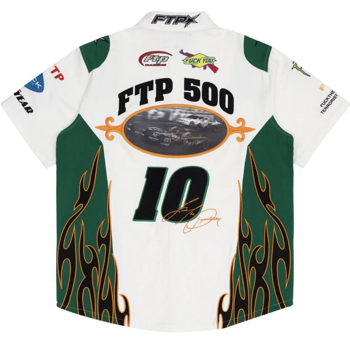 Fuck The Population FTP Raceway Button Up XXL Size US XXL / EU 58 / 5 - 13 Thumbnail
