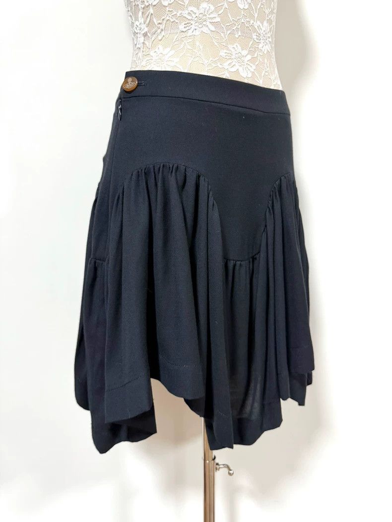 Vivienne Westwood Vivienne Westwood size3 Black wavy irregular pleated half s Size 28" / US 6 / IT 42 - 2 Thumbnail