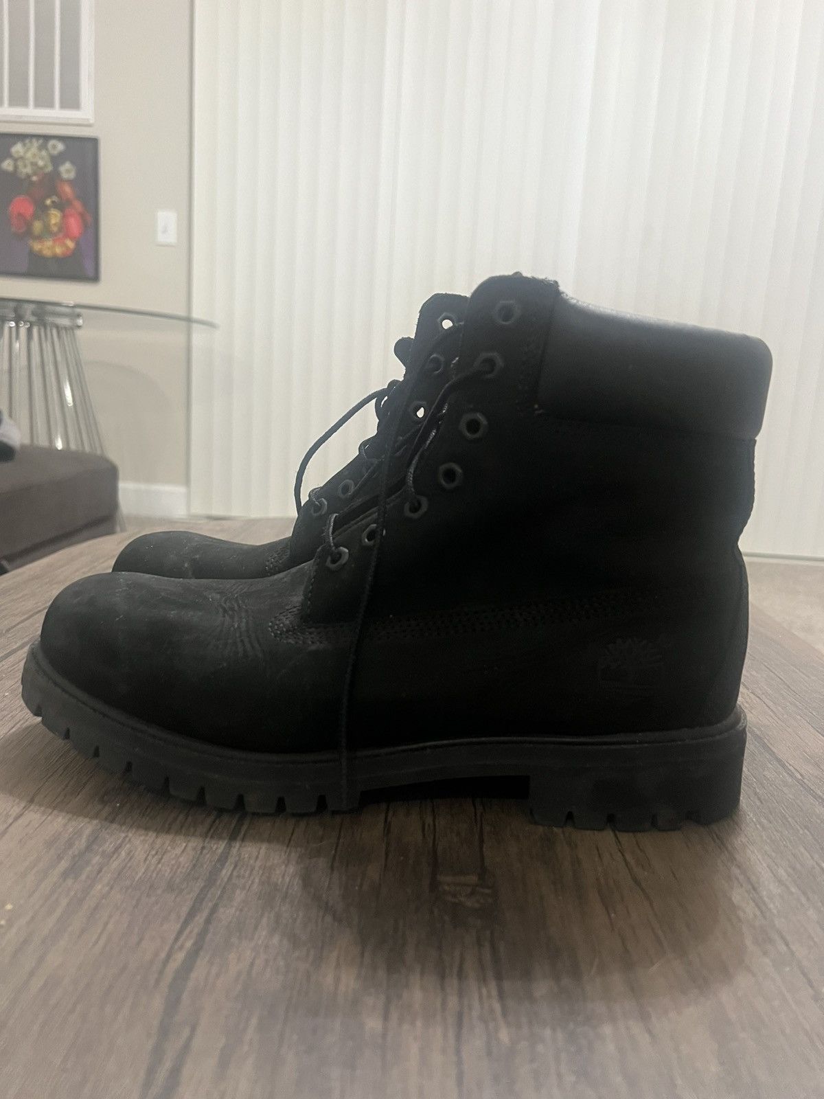 Timberland Black Timbs Size US 9.5 / EU 42-43 - 1 Thumbnail