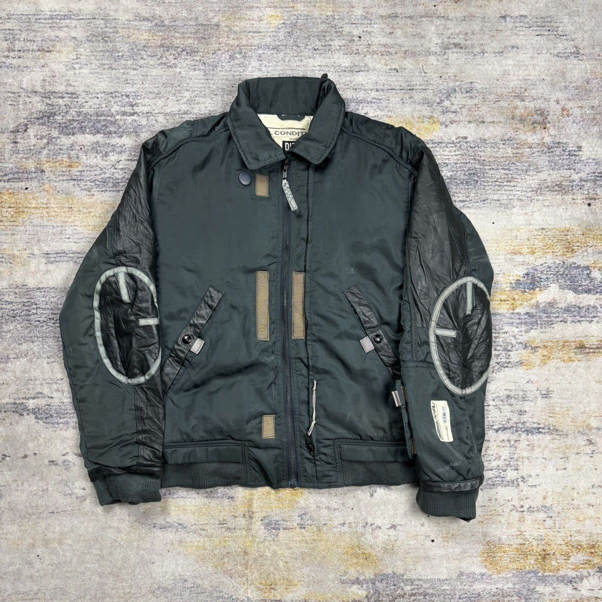 Diesel Diesel ncpu multi zipper mix leather bomber jacket Size US S / EU 44-46 / 1 - 3 Thumbnail