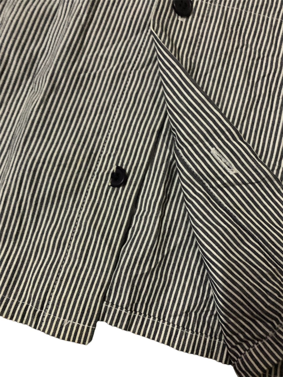 Takeo Kikuchi Vtg Japanese Takeo Kikuchi Hickory Stripe Button Shirt Size US M / EU 48-50 / 2 - 5 Thumbnail
