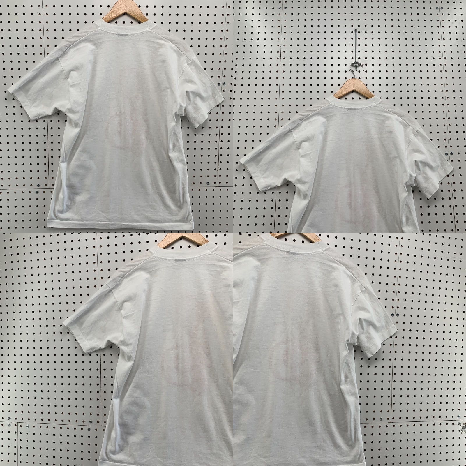 Fruit Of The Loom VINTAGE Welcome Matt Treble Clef Shirt Mens L White 90s Cotton Tee, Fruit of the Loom T-Shirt, Crew Neck, Short Sleeve, 20.5x27.5 Size US L / EU 52-54 / 3 - 9 Thumbnail