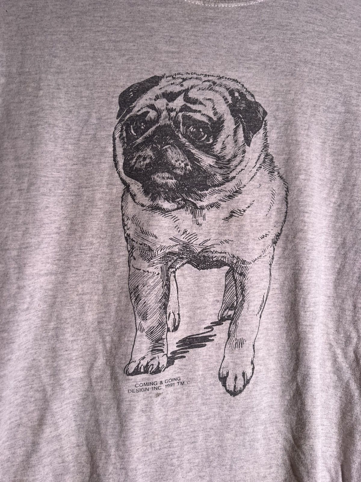 Vintage 90’s 2000’s Y2K VTG Vintage Pug Dog Pet Animal Retro T Shirt Size US S / EU 44-46 / 1 - 5 Thumbnail