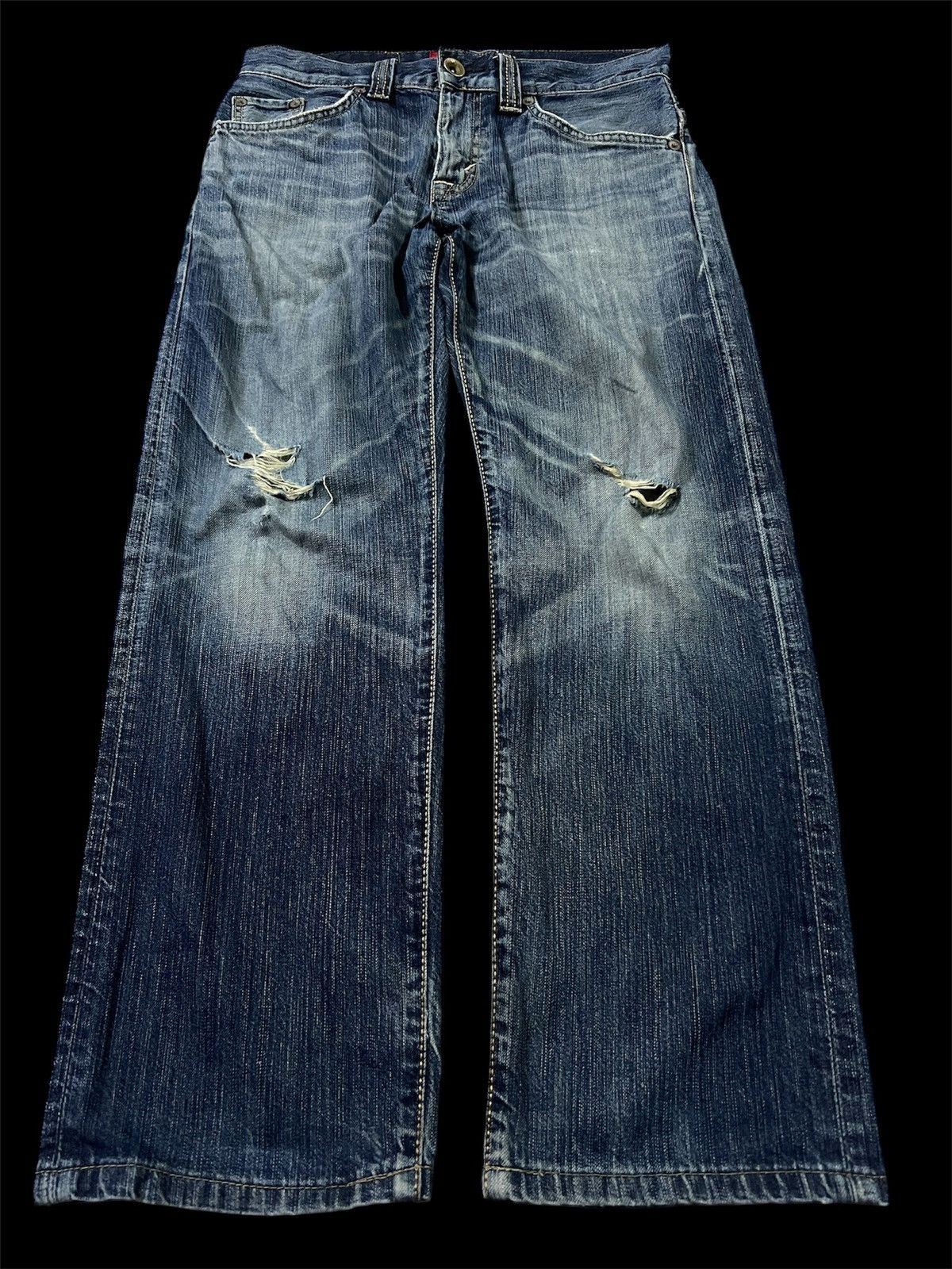 Edwin × If Six Was Nine 💥Baggy💥EDWIN EXCLUSIVE VINTAGE DISTRESSED JEANS Size US 30 / EU 46 - 1 Thumbnail