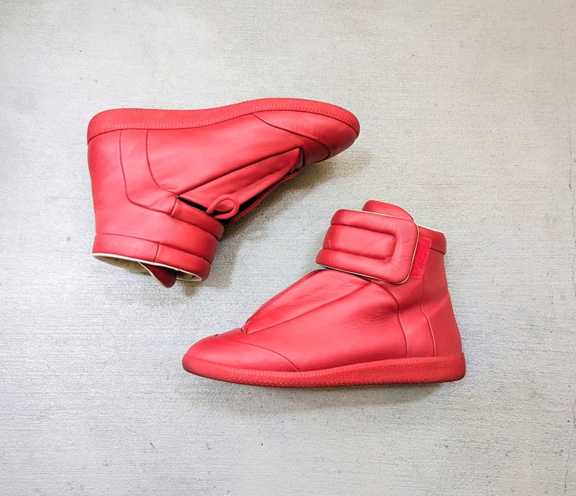 Maison Margiela Maison Margiela Future Red Size 10 43 Leather High Tops ...