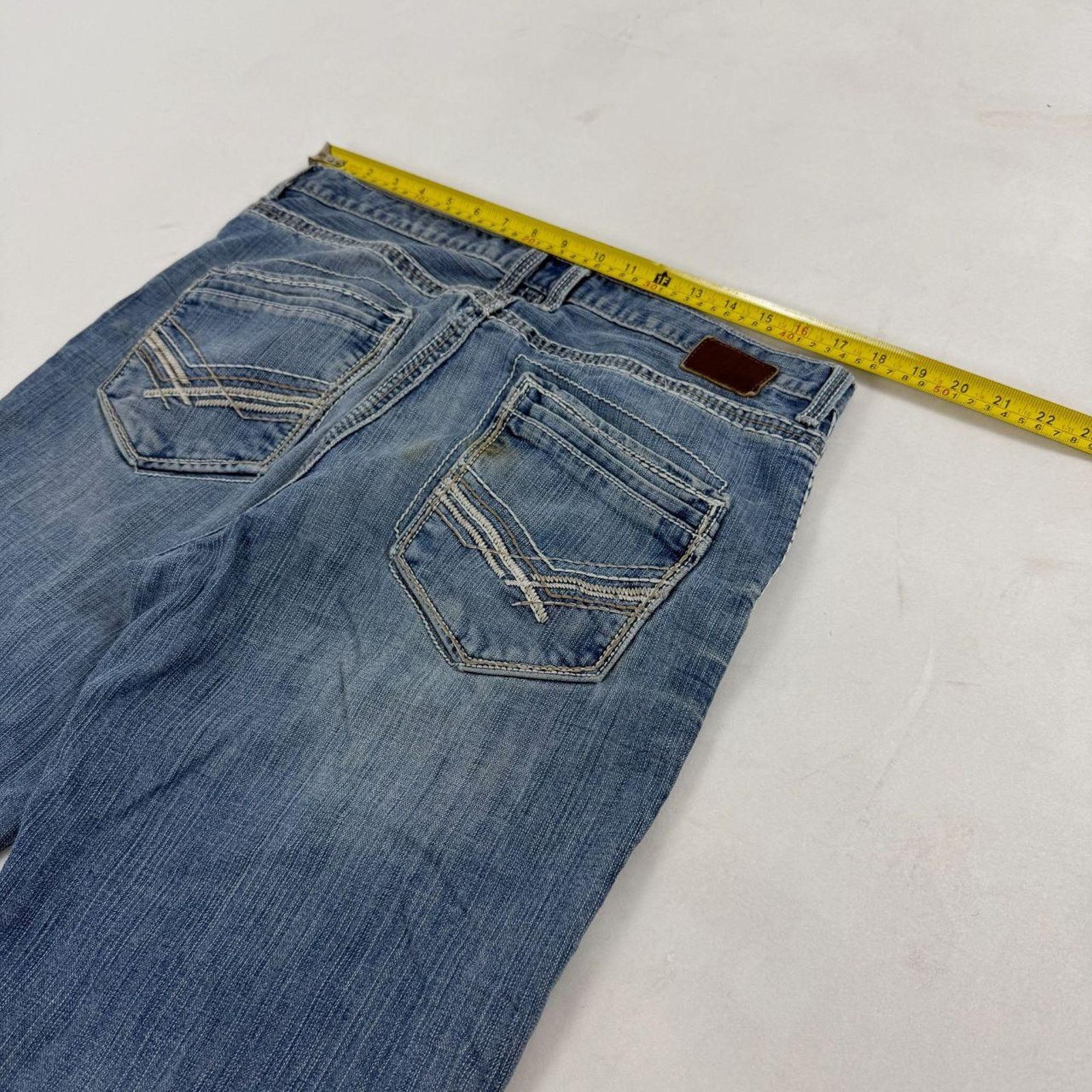 BKE × Japanese Brand × Vintage Vintage y2k rare cyber grunge baggy wide leg archive jeans Size US 36 / EU 52 - 5 Thumbnail