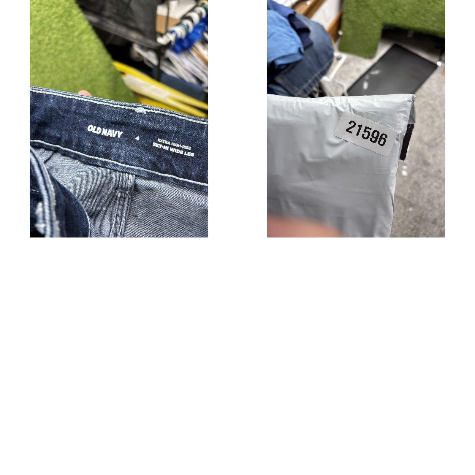 Old Navy Old Navy Jeans Womens 4 High Rise Sky Hi Wide Leg Dark Wash Denim Size 27" / US 4 / IT 40 - 8 Thumbnail