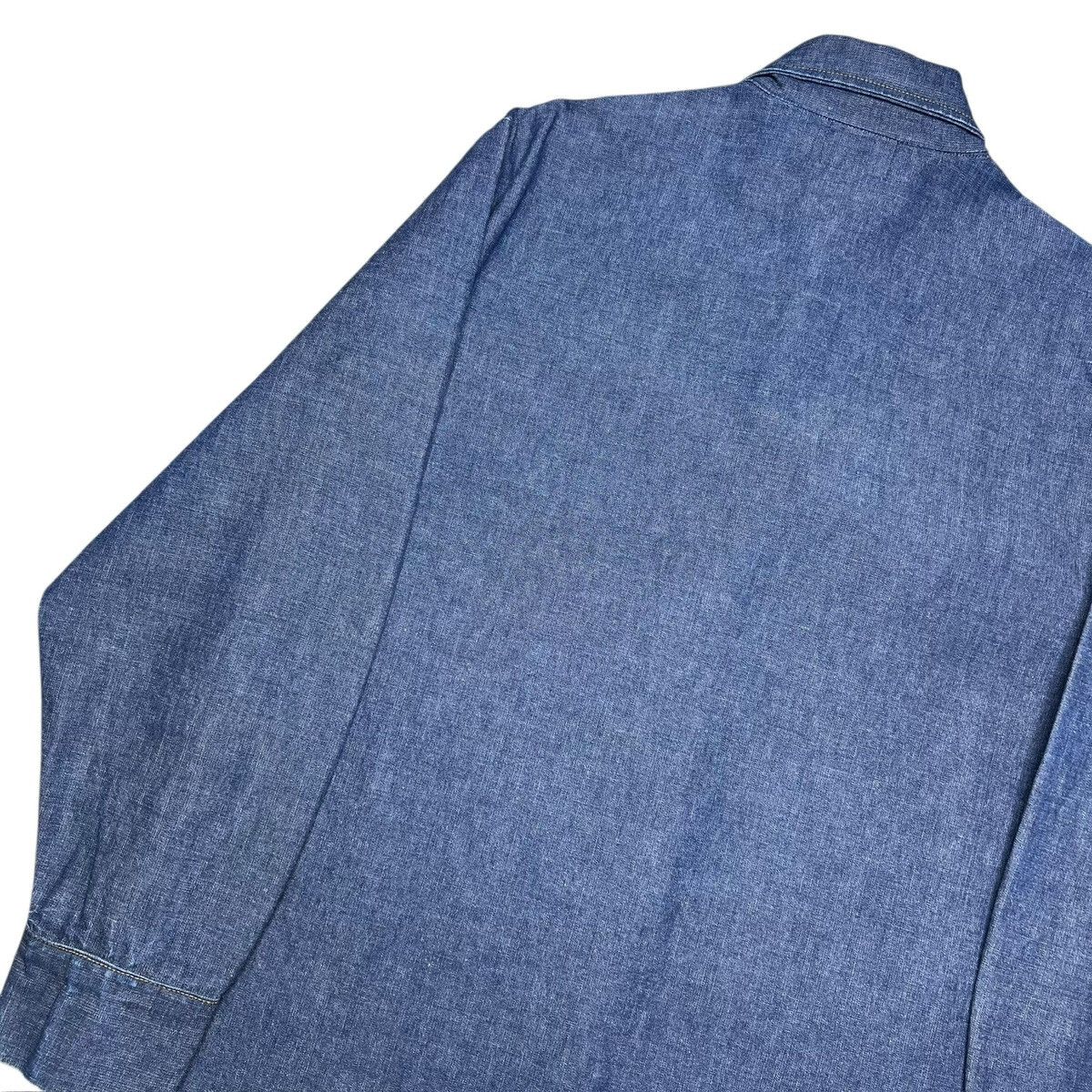 Levi's 1970s Levi’s Orange Tab Denim Button Up Long Sleeve Shirt Size US XL / EU 56 / 4 - 18 Thumbnail
