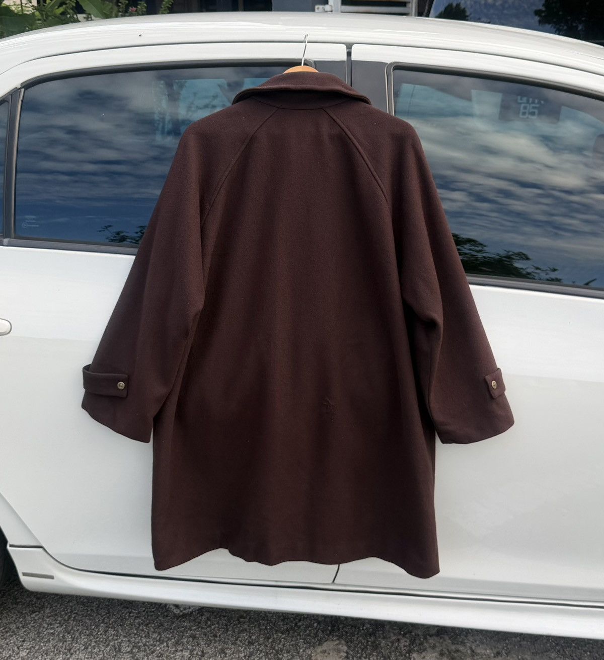Jean Paul Gaultier Vintage JPG Paris Distressed Wool Blend Long Coat Size US L / EU 52-54 / 3 - 8 Thumbnail