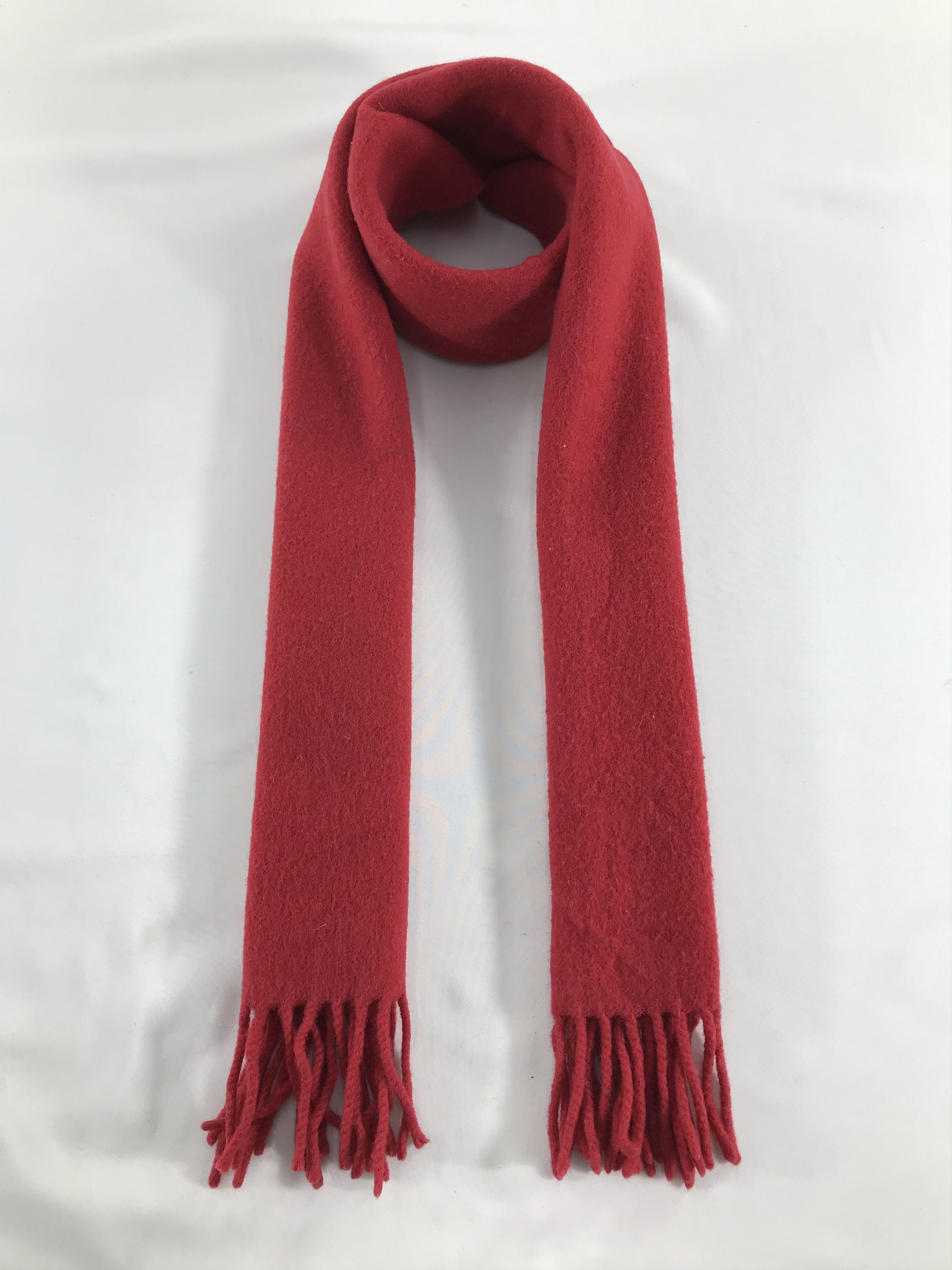agnes b. Agnes B Red Wool Scarf Muffler Neckgear Neck Warmer V238 Size ONE SIZE - 1 Thumbnail