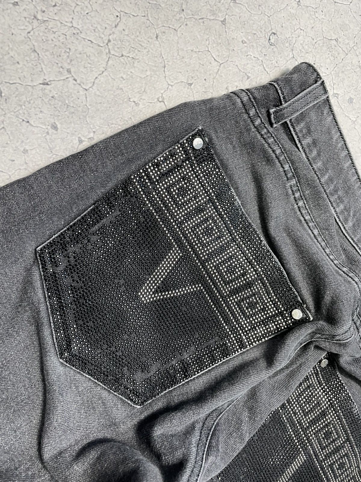 Versace Jeans Couture Versace Collection Big Logo Jeans Denim Luxury Rare Size US 30 / EU 46 - 10 Thumbnail