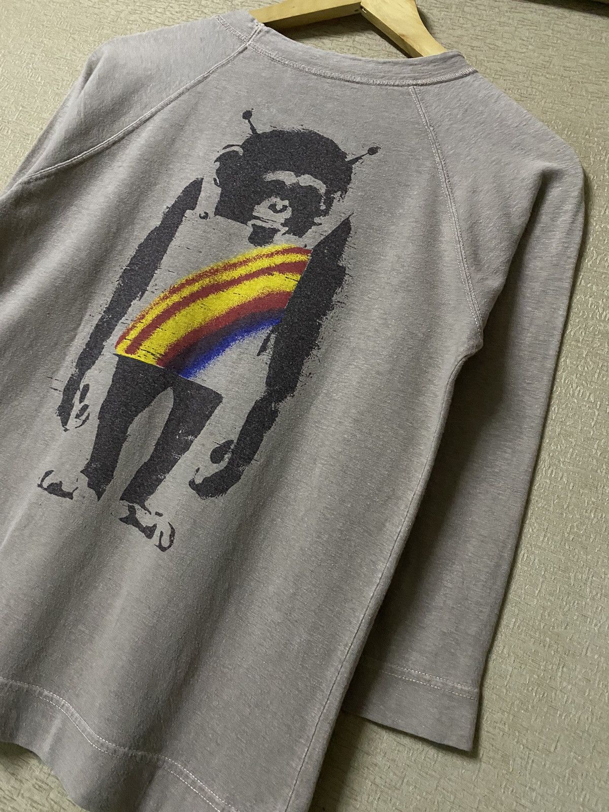 20471120 × Hysteric Glamour RNA INC Japan Rainbow Monkey Sonic Flower Groove Longsleeve Size US S / EU 44-46 / 1 - 14 Thumbnail